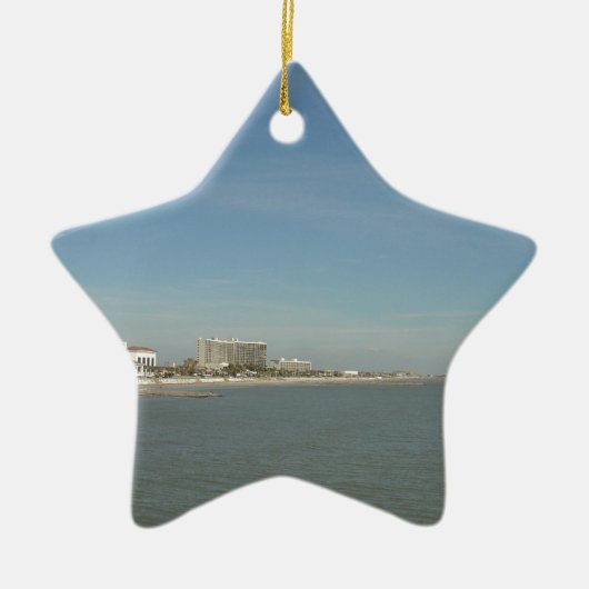 Galveston Island, Texas Keramisch Ornament (Voorkant)