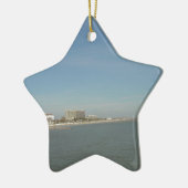 Galveston Island, Texas Keramisch Ornament (Links)
