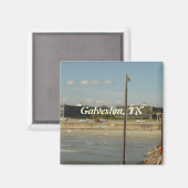 Galveston Island, Texas Magneet (Voorkant / Achterkant)