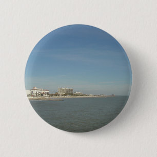 Galveston Island, Texas Ronde Button 5,7 Cm