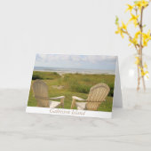 Galveston Island-Wenskaart Kaart (Gele Bloem)