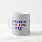 Galveston Nautical Flag - Sand Mok (Voorkant links)