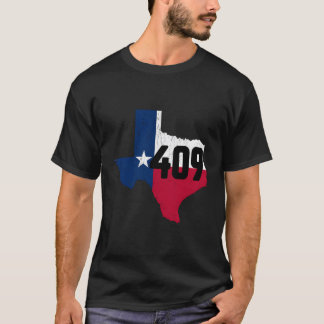 Galveston Netnummer 409 Telefoonnummer Texas Souve T-shirt