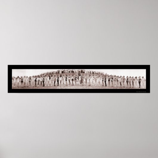 Galveston Pageant Foto 1928 Poster (Voorkant)