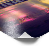 Galveston Pleasure Pier Foto Afdruk (Hoek)