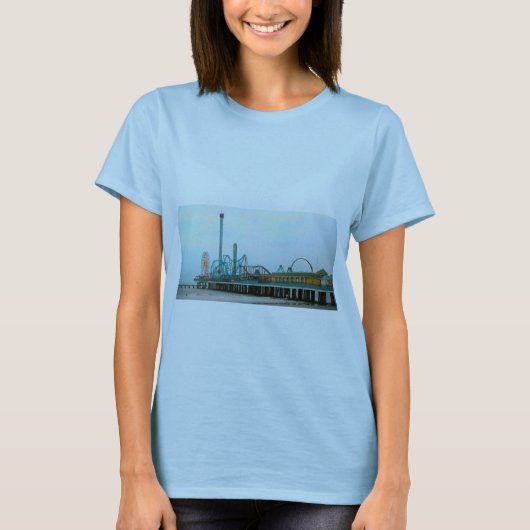 Galveston Pleasure Pier T-shirt (Voorkant)