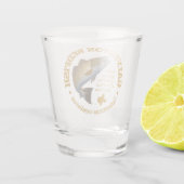 Galveston (roodbaars) shot glas (Achterkant)