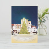 Galveston Sangerfest Kerstboom Kaart (Staand voorkant)