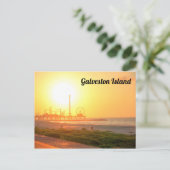 Galveston Sunrise Briefkaart (Staand voorkant)