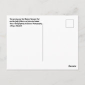 Galveston Sunrise Briefkaart (Achterkant)