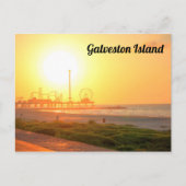 Galveston Sunrise Briefkaart (Voorkant)