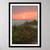 Galveston Sunrise East Beach Poster (Voorkant)