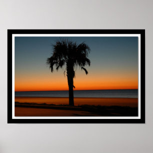Galveston Sunrise op de 89e straat Poster