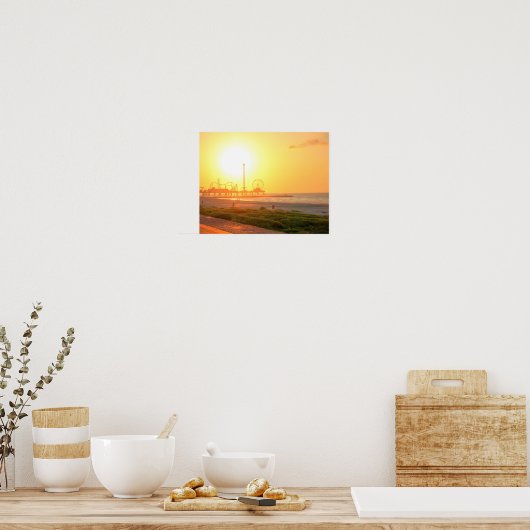 Galveston Sunrise Poster (Keuken)