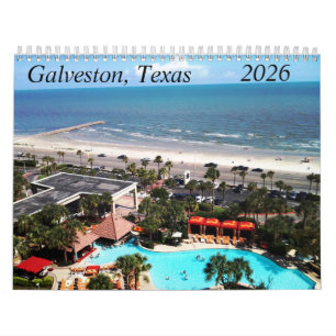 Galveston, Texas 2026 Agenda Kalender