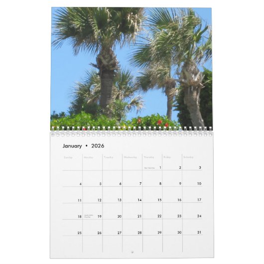 Galveston, Texas 2026 Calendar Kalender (Jan 2026)