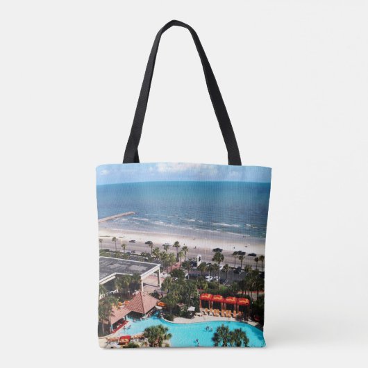 Galveston, Texas All-Over-Print Tote Bag (Achterkant)