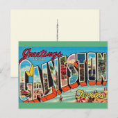 Galveston Texas ansichtkaart Briefkaart (Voorkant / Achterkant)