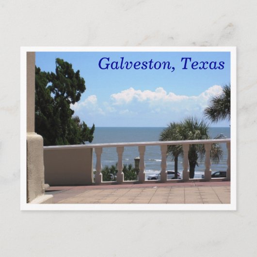 Galveston, Texas Ansichtkaart Briefkaart (Voorkant)