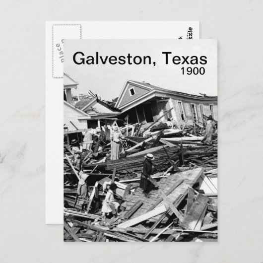 Galveston, Texas Briefkaart (Voorkant / Achterkant)