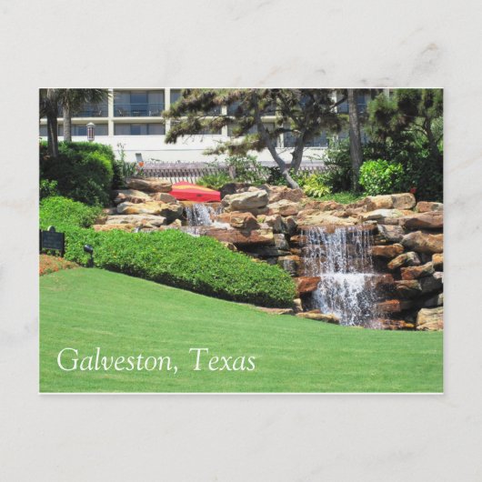 Galveston, Texas Briefkaart (Voorkant)
