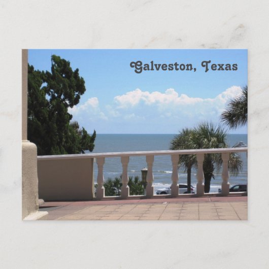 Galveston, Texas Briefkaart (Voorkant)