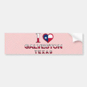 Galveston, Texas Bumpersticker (Voorkant)