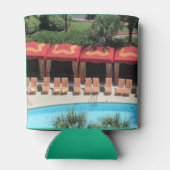 Galveston, Texas - San Luis Hotel Sundeck -  Blikjeskoeler (Achterkant)