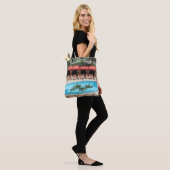 Galveston, Texas - San Luis Hotel Sundeck - Tote Bag (Op model)