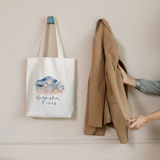 Galveston Texas Schelpen  Tote Bag