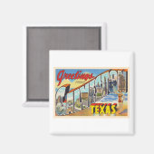 Galveston Texas TX  groot Briefkaart Magneet (Voorkant / Achterkant)