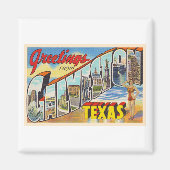 Galveston Texas TX groot Briefkaart Magneet (Voorkant)