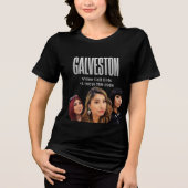 Galveston Texas Video Call Girls Tri-Blend Shirt (Voorkant)