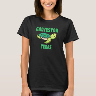 Galveston Texas Zee Turtle Theme T T-shirt
