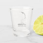 Galveston, TX Sportvisserij Shot Glas (Achterkant)