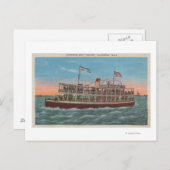 Galveston, TX - Uitzicht van de Galvez Briefkaart (Voorkant / Achterkant)