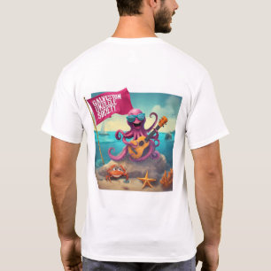 Galveston Ukulele Mannen T-shirt F&B Octopus
