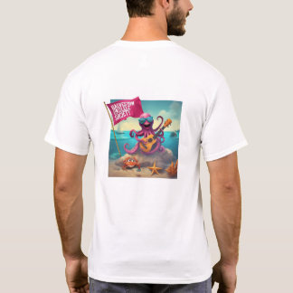 Galveston Ukulele Mannen's F & B Octopus T-shirt