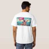 Galveston Ukulele Society GUS Mannen's Banner T-sh T-shirt (Achterkant volledig)