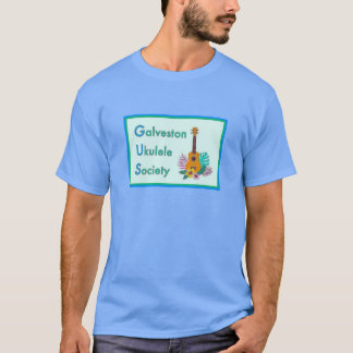 Galveston Ukulele Society GUS Staande Logo T-Shir T-shirt