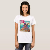 Galveston Ukulele Vrouwen T-shirt Octopus FrLarge (Voorkant volledig)
