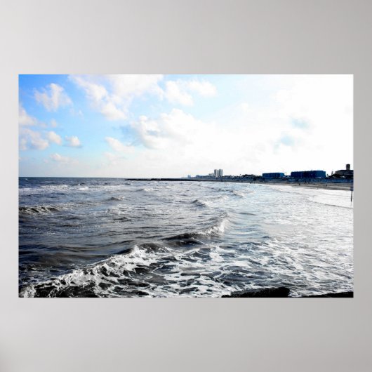 Galveston Zee Wall Poster (Voorkant)