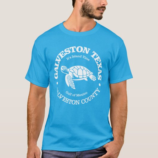Galveston (zeeen schildpad) t-shirt (Voorkant)