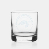 Galveston (zeeen schildpad) whisky glas (Achterkant)