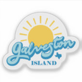 Galveston Zon Sticker (Voorkant)