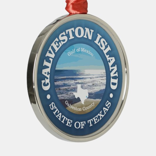 Galvestoneiland (C) Metalen Ornament (Rechts)