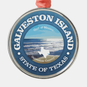 Galvestoneiland (C) Metalen Ornament