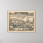 Galveston's Awful Calamity Gulf Tidal Wave (1900) Canvas Afdruk (Voorkant)