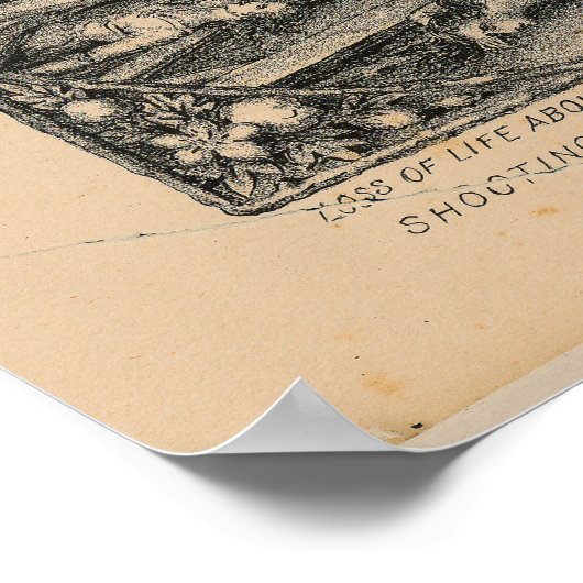 Galveston's Awful Calamity Gulf Tidal Wave (1900) Poster (Hoek)