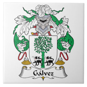Galvez Family Crest Tegeltje